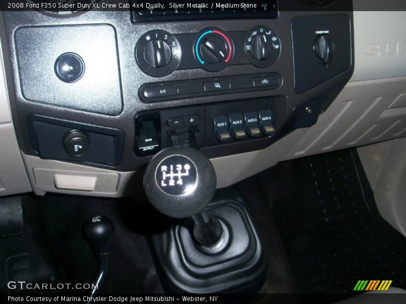 Silver Metallic / Medium Stone 2008 Ford F350 Super Duty XL Crew Cab 4x4 Dually