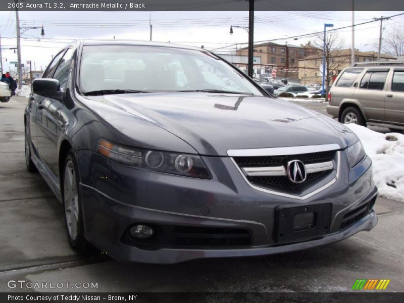 Anthracite Metallic / Black 2005 Acura TL 3.2