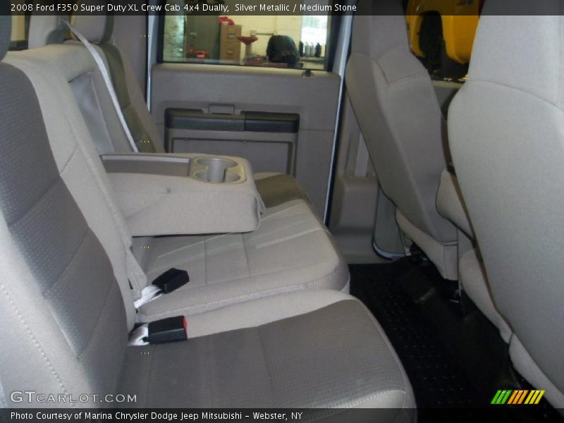 Silver Metallic / Medium Stone 2008 Ford F350 Super Duty XL Crew Cab 4x4 Dually