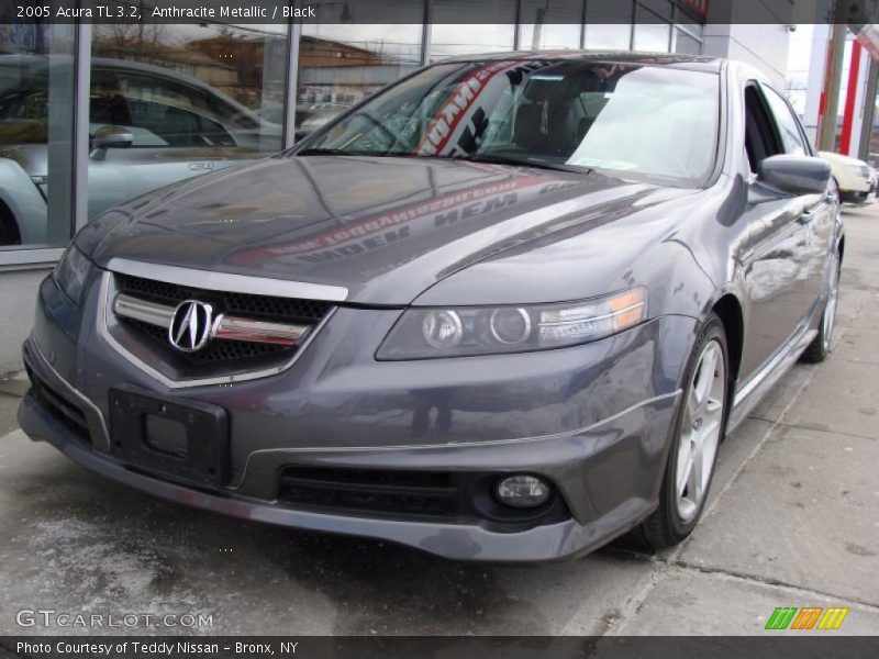 Anthracite Metallic / Black 2005 Acura TL 3.2