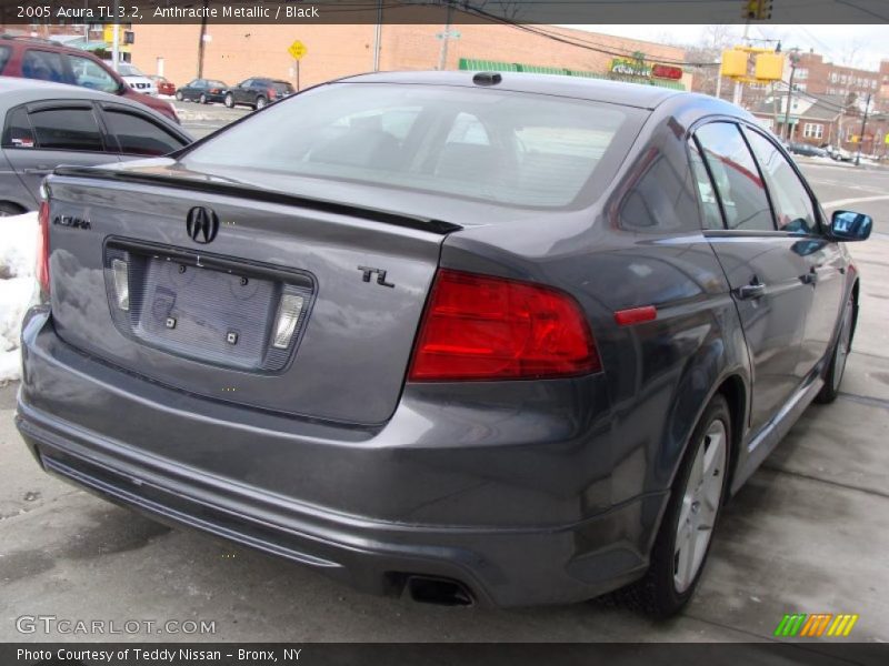 Anthracite Metallic / Black 2005 Acura TL 3.2