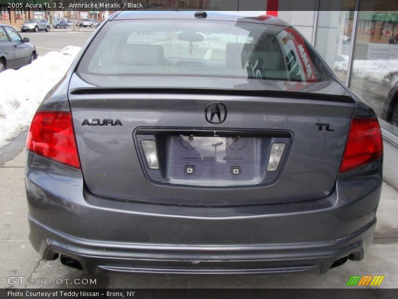 Anthracite Metallic / Black 2005 Acura TL 3.2