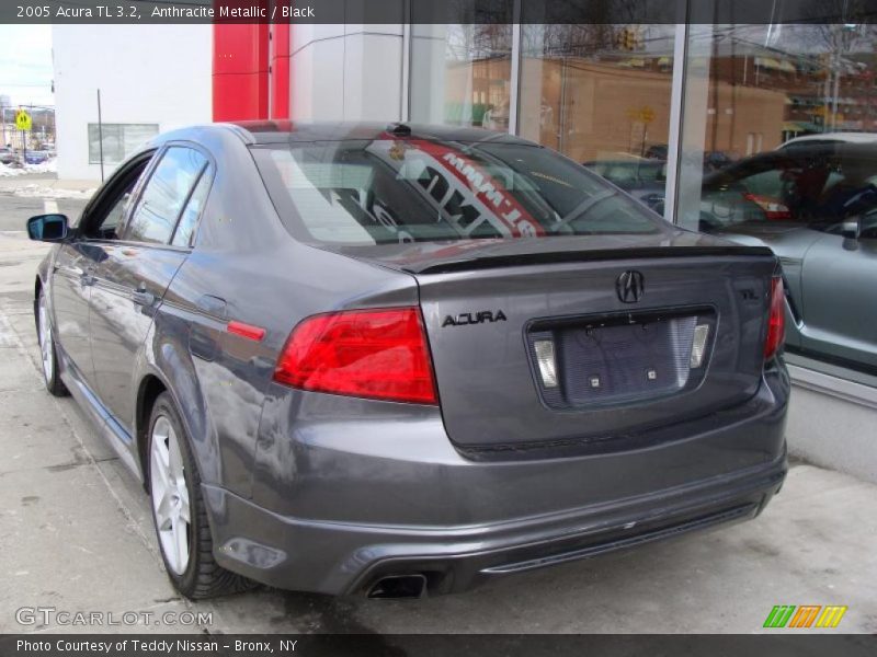 Anthracite Metallic / Black 2005 Acura TL 3.2