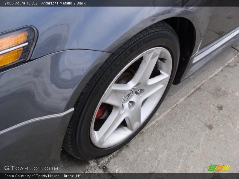 Anthracite Metallic / Black 2005 Acura TL 3.2