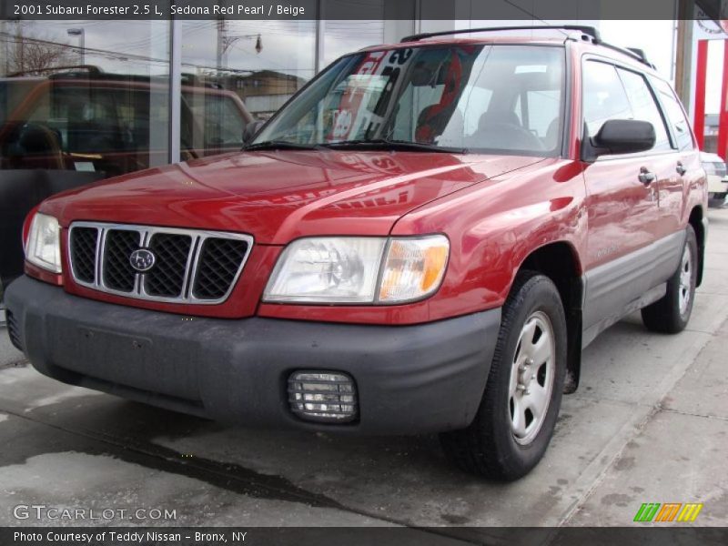 Sedona Red Pearl / Beige 2001 Subaru Forester 2.5 L