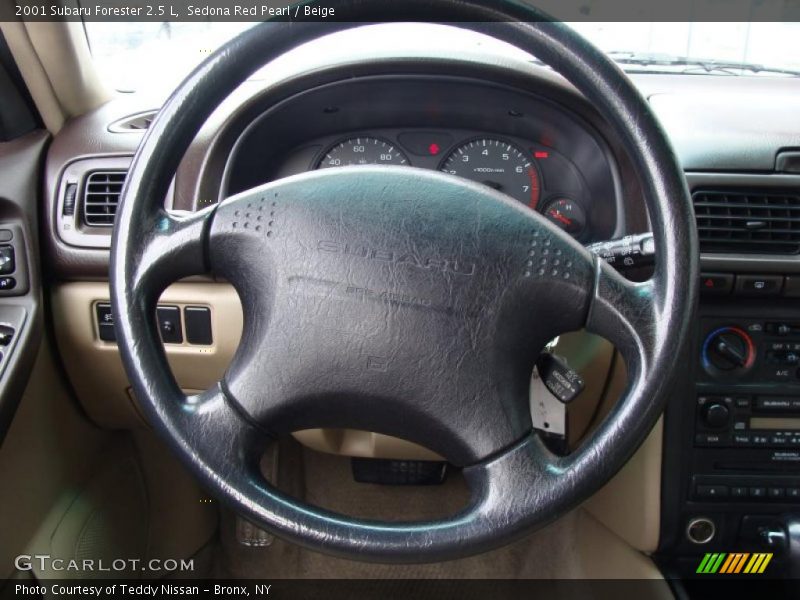 Sedona Red Pearl / Beige 2001 Subaru Forester 2.5 L