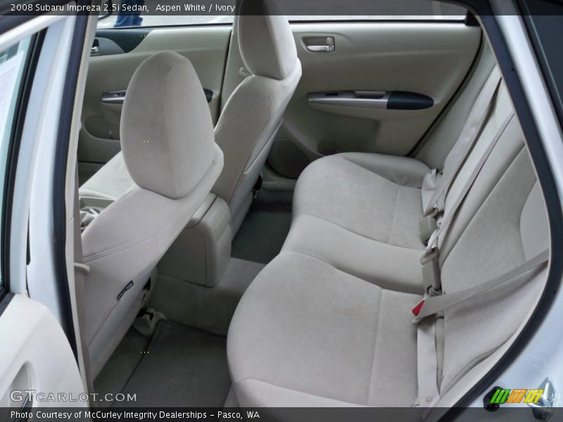 Aspen White / Ivory 2008 Subaru Impreza 2.5i Sedan