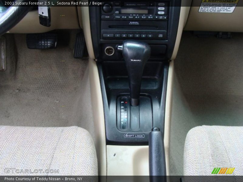 Sedona Red Pearl / Beige 2001 Subaru Forester 2.5 L