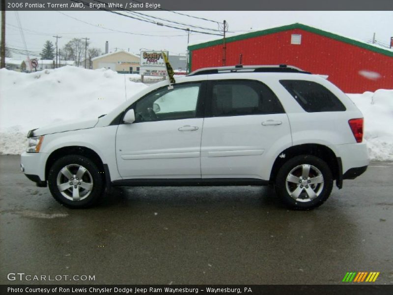 Bright White / Sand Beige 2006 Pontiac Torrent AWD