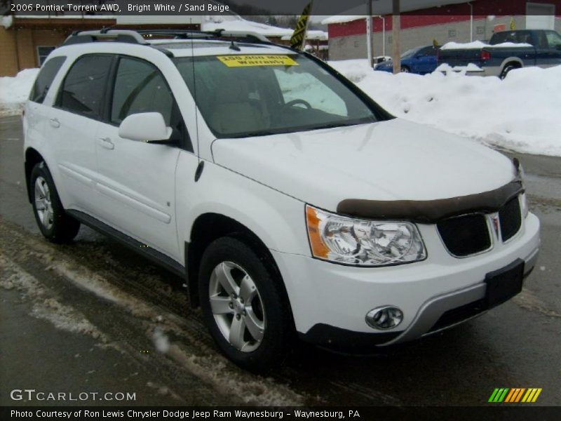 Bright White / Sand Beige 2006 Pontiac Torrent AWD