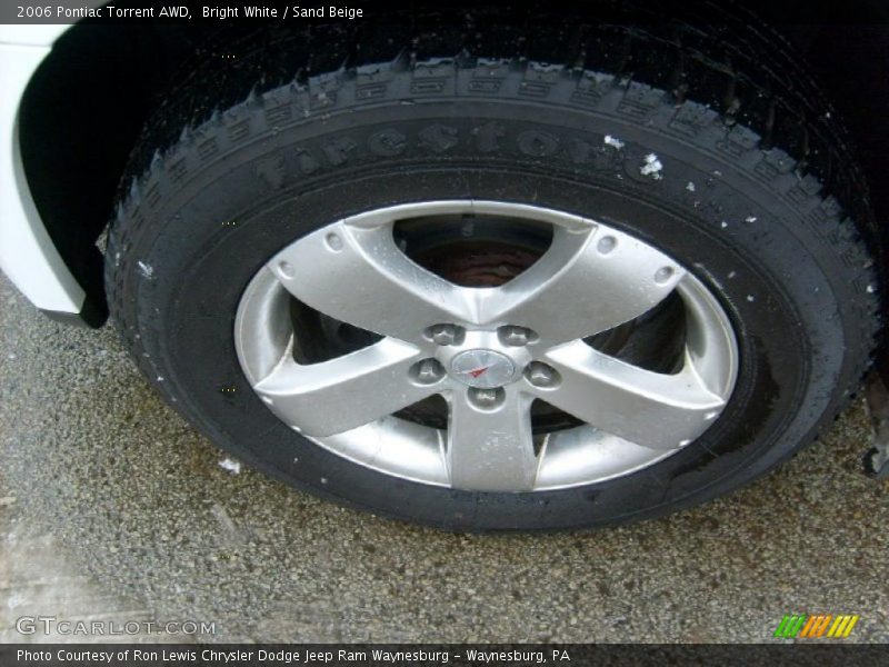 Bright White / Sand Beige 2006 Pontiac Torrent AWD