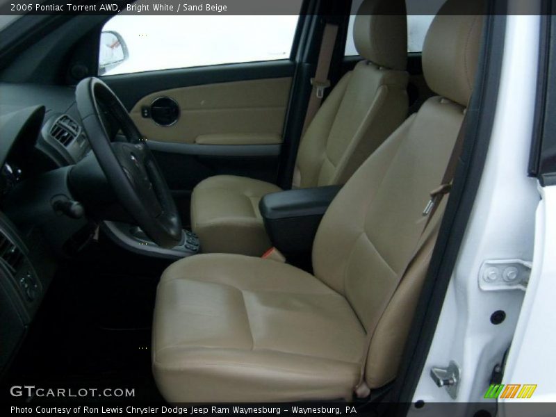 Bright White / Sand Beige 2006 Pontiac Torrent AWD