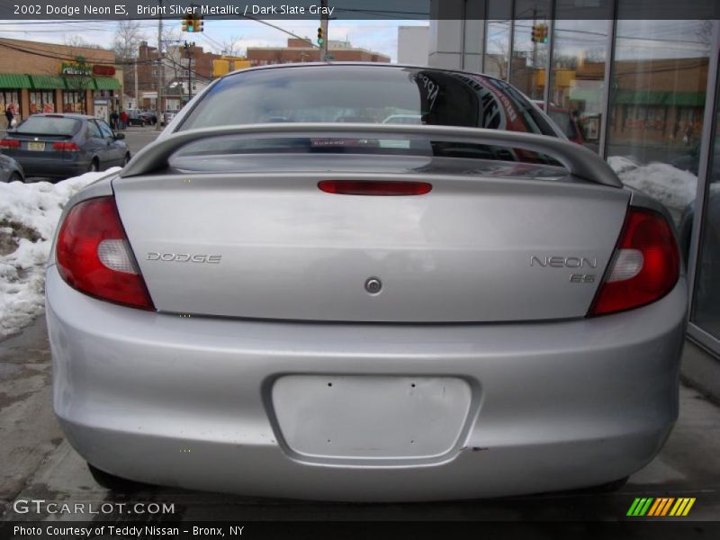 Bright Silver Metallic / Dark Slate Gray 2002 Dodge Neon ES