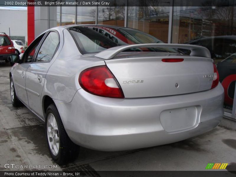 Bright Silver Metallic / Dark Slate Gray 2002 Dodge Neon ES