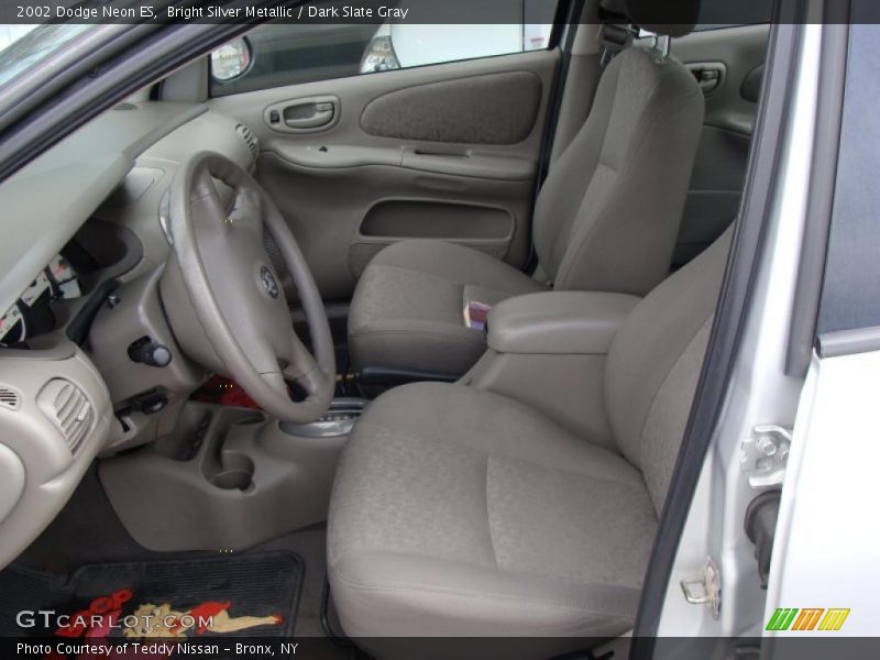 Bright Silver Metallic / Dark Slate Gray 2002 Dodge Neon ES