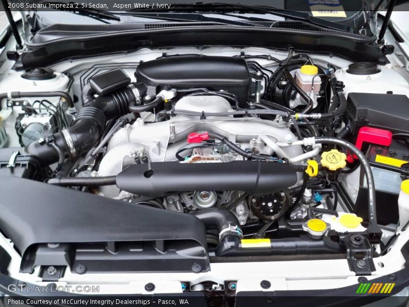 Aspen White / Ivory 2008 Subaru Impreza 2.5i Sedan