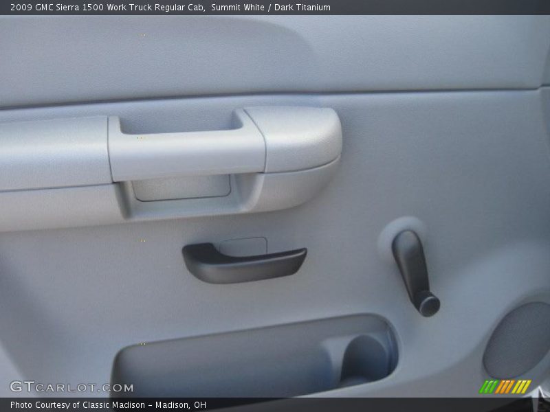 Summit White / Dark Titanium 2009 GMC Sierra 1500 Work Truck Regular Cab