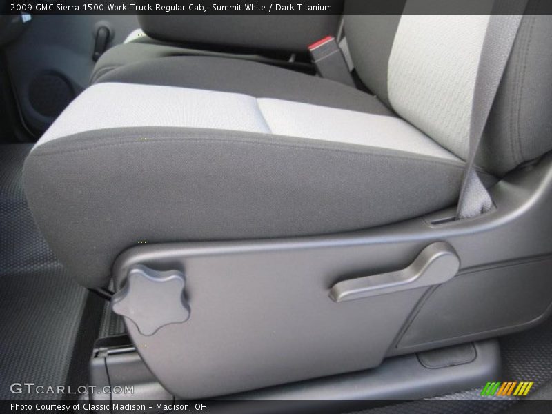 Summit White / Dark Titanium 2009 GMC Sierra 1500 Work Truck Regular Cab