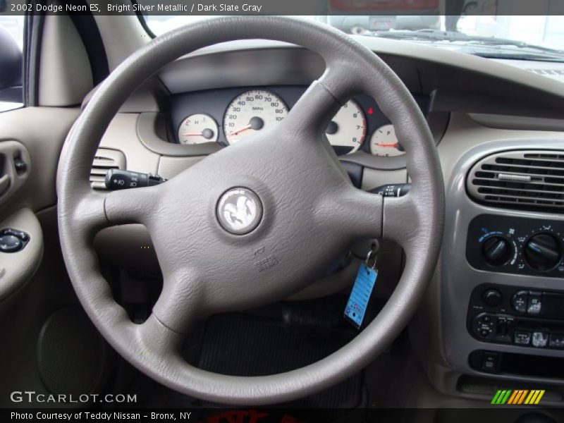 Bright Silver Metallic / Dark Slate Gray 2002 Dodge Neon ES