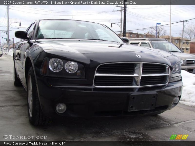 Brilliant Black Crystal Pearl / Dark Slate Gray/Light Slate Gray 2007 Dodge Charger R/T AWD