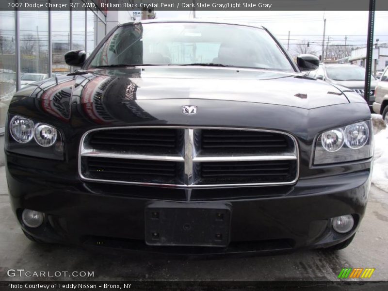 Brilliant Black Crystal Pearl / Dark Slate Gray/Light Slate Gray 2007 Dodge Charger R/T AWD