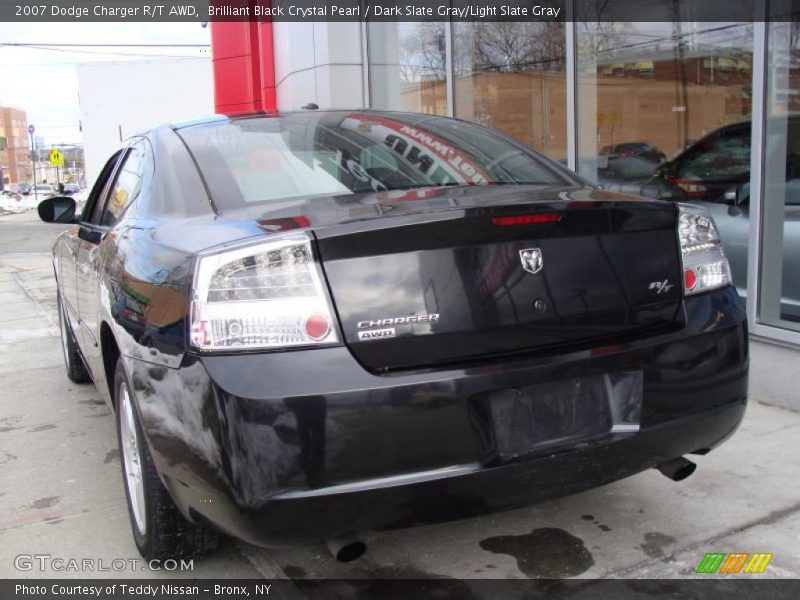 Brilliant Black Crystal Pearl / Dark Slate Gray/Light Slate Gray 2007 Dodge Charger R/T AWD