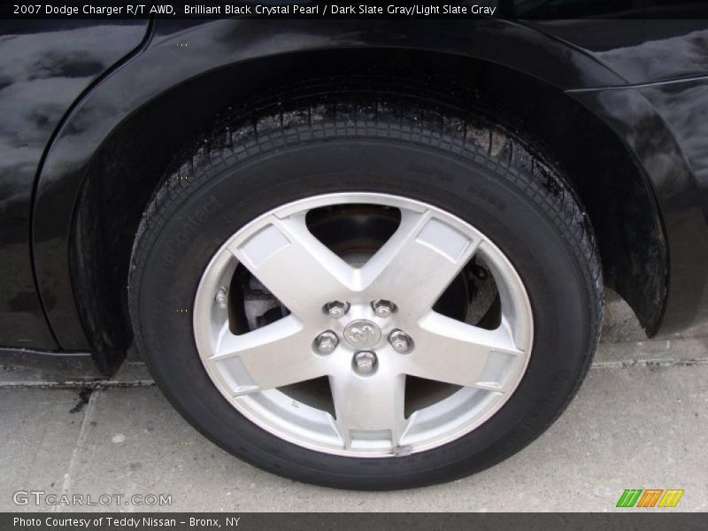 Brilliant Black Crystal Pearl / Dark Slate Gray/Light Slate Gray 2007 Dodge Charger R/T AWD