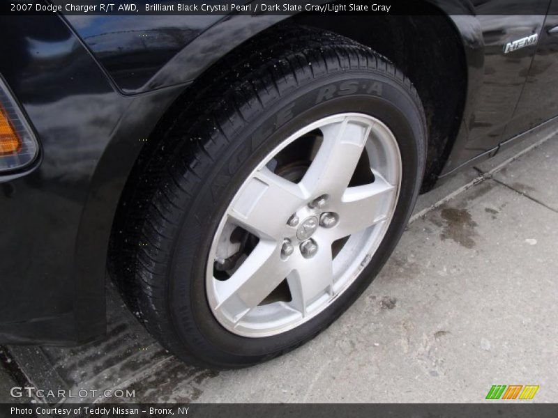 Brilliant Black Crystal Pearl / Dark Slate Gray/Light Slate Gray 2007 Dodge Charger R/T AWD
