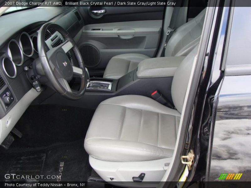 Brilliant Black Crystal Pearl / Dark Slate Gray/Light Slate Gray 2007 Dodge Charger R/T AWD