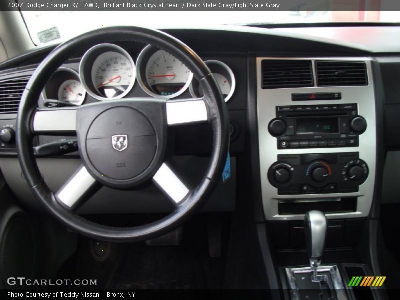 Brilliant Black Crystal Pearl / Dark Slate Gray/Light Slate Gray 2007 Dodge Charger R/T AWD