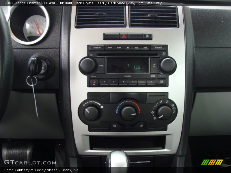 Brilliant Black Crystal Pearl / Dark Slate Gray/Light Slate Gray 2007 Dodge Charger R/T AWD