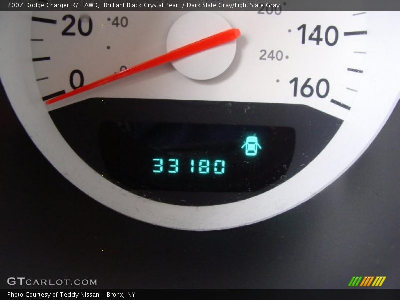 Brilliant Black Crystal Pearl / Dark Slate Gray/Light Slate Gray 2007 Dodge Charger R/T AWD