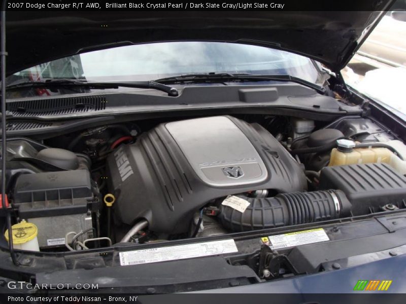 Brilliant Black Crystal Pearl / Dark Slate Gray/Light Slate Gray 2007 Dodge Charger R/T AWD