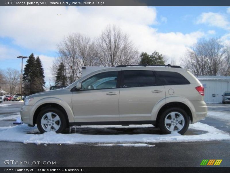 White Gold / Pastel Pebble Beige 2010 Dodge Journey SXT
