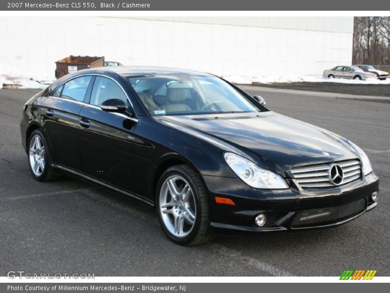 Black / Cashmere 2007 Mercedes-Benz CLS 550