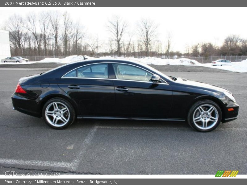 Black / Cashmere 2007 Mercedes-Benz CLS 550