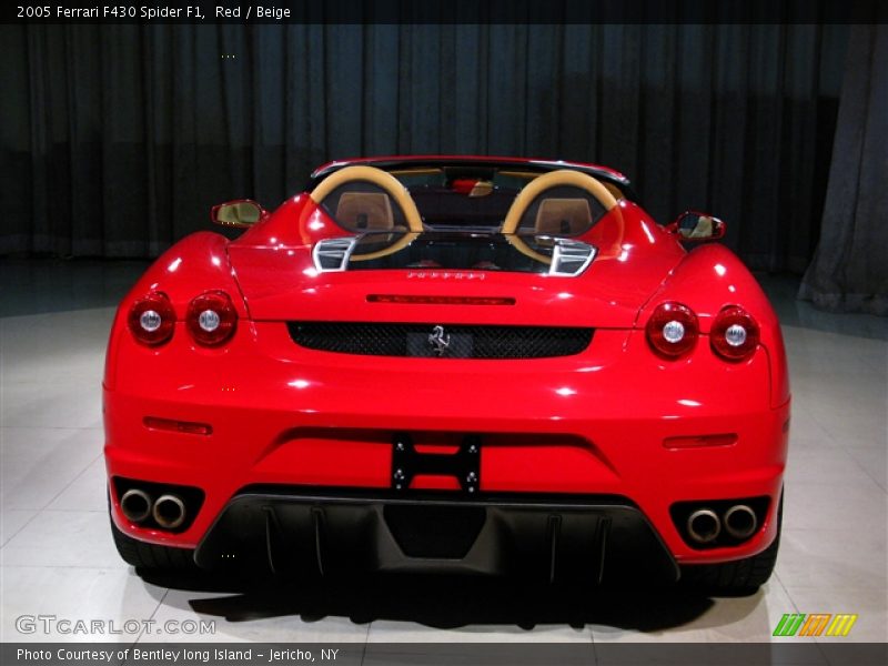 Red / Beige 2005 Ferrari F430 Spider F1