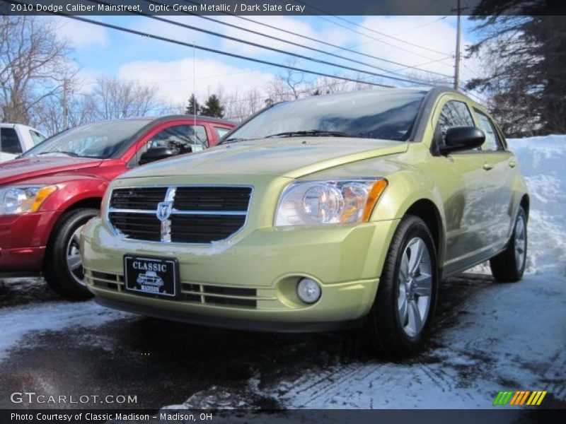 Optic Green Metallic / Dark Slate Gray 2010 Dodge Caliber Mainstreet
