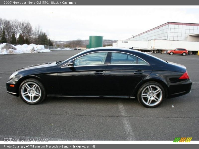Black / Cashmere 2007 Mercedes-Benz CLS 550