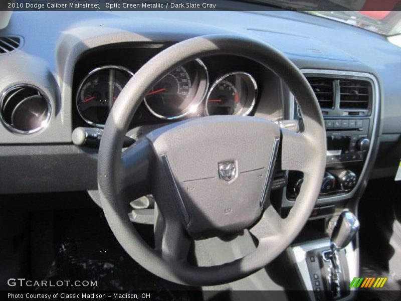Optic Green Metallic / Dark Slate Gray 2010 Dodge Caliber Mainstreet