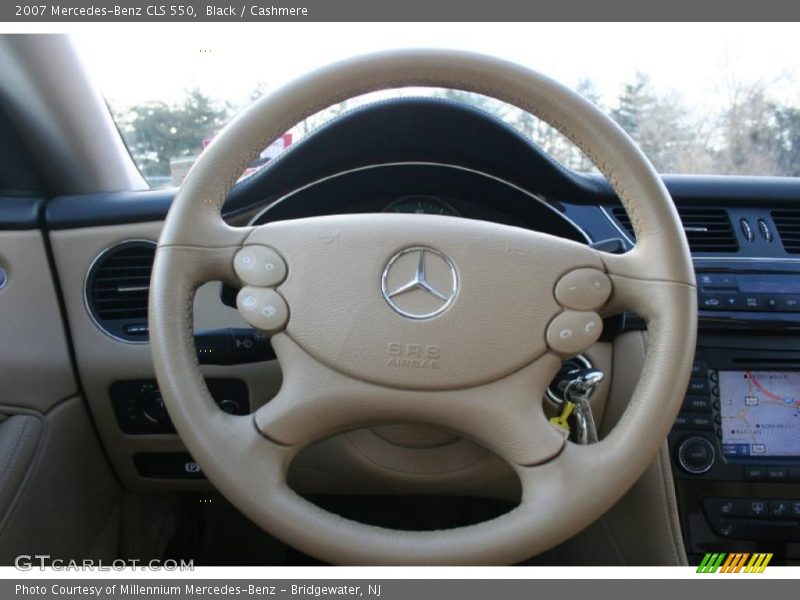 Black / Cashmere 2007 Mercedes-Benz CLS 550