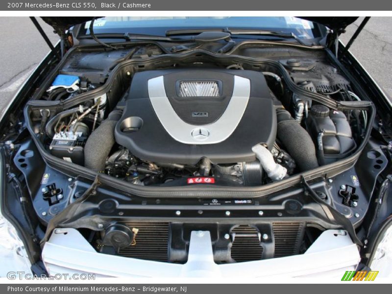 Black / Cashmere 2007 Mercedes-Benz CLS 550