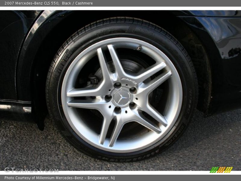 Black / Cashmere 2007 Mercedes-Benz CLS 550