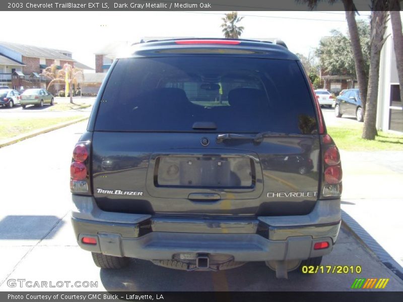 Dark Gray Metallic / Medium Oak 2003 Chevrolet TrailBlazer EXT LS