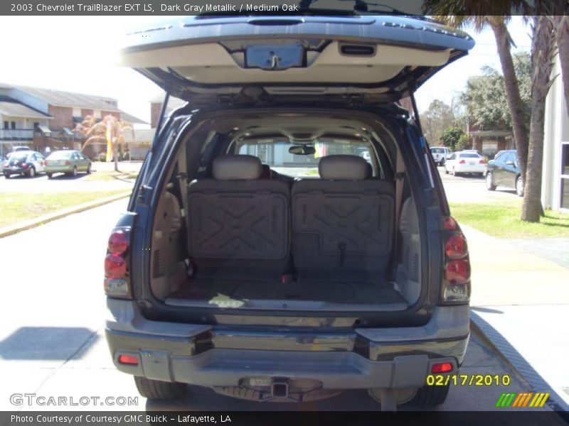 Dark Gray Metallic / Medium Oak 2003 Chevrolet TrailBlazer EXT LS