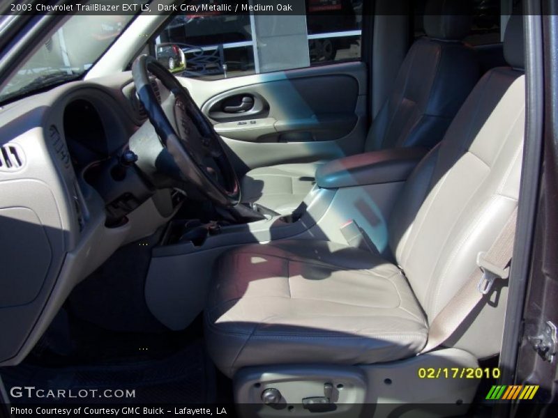 Dark Gray Metallic / Medium Oak 2003 Chevrolet TrailBlazer EXT LS