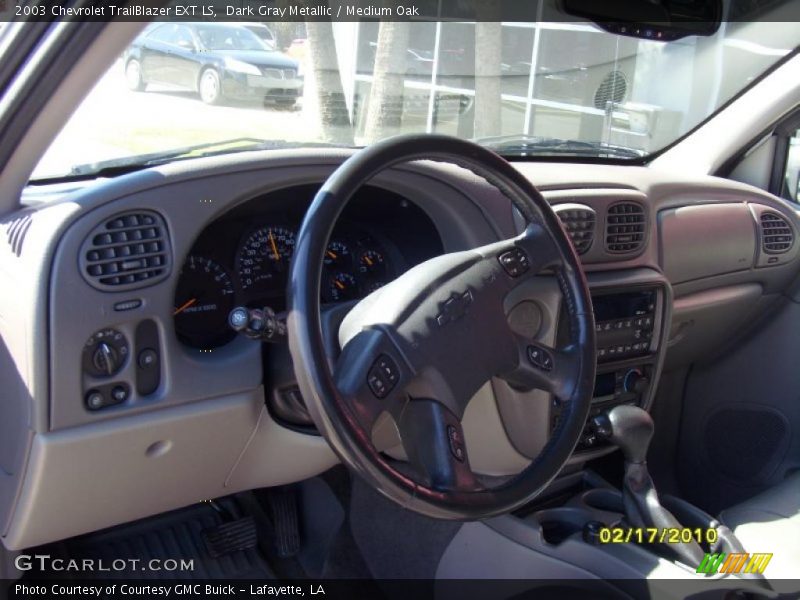 Dark Gray Metallic / Medium Oak 2003 Chevrolet TrailBlazer EXT LS