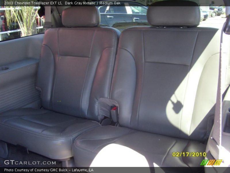 Dark Gray Metallic / Medium Oak 2003 Chevrolet TrailBlazer EXT LS