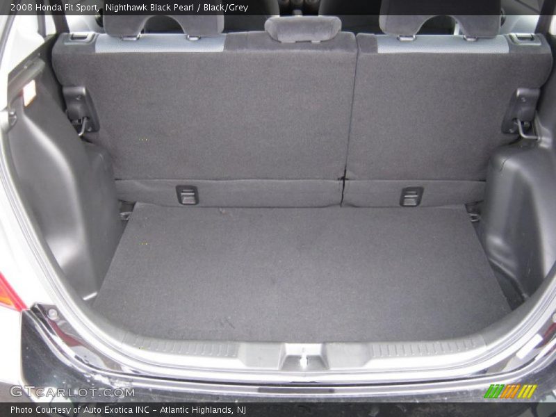Nighthawk Black Pearl / Black/Grey 2008 Honda Fit Sport