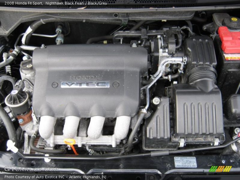 Nighthawk Black Pearl / Black/Grey 2008 Honda Fit Sport